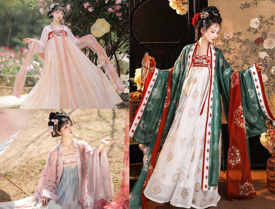 Các loại trang phục cổ trang tuyệt đẹp của Trung Quốc