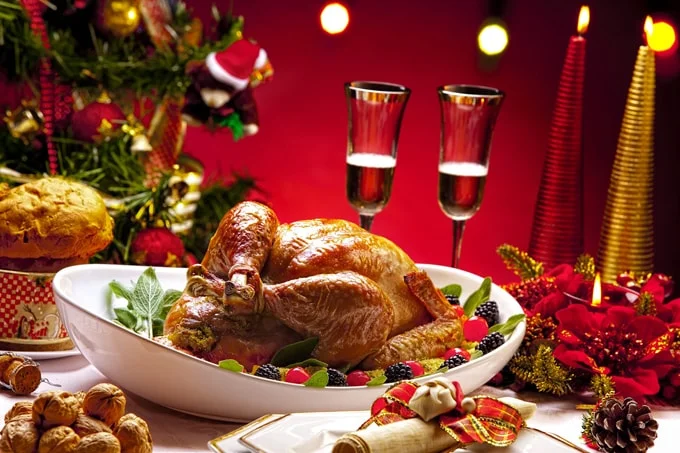 Những món ăn trên bàn tiệc Giáng sinh