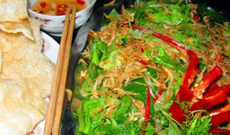Đậm đà gỏi ruốc miền Trung