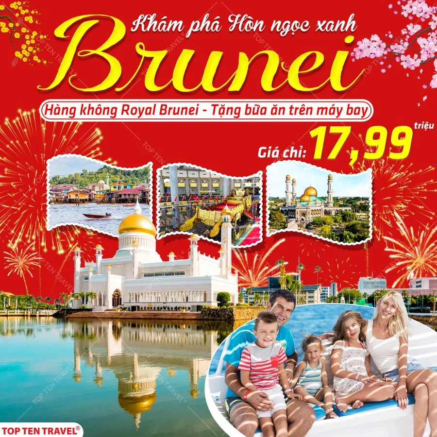Tour du lịch Brunei (4 ngày | 3 đêm)