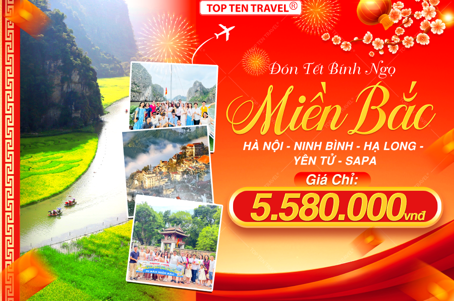 Tour miền Bắc: Hà Nội - Ninh Bình - Hạ Long - Yên Tử - Sapa | 6N5D