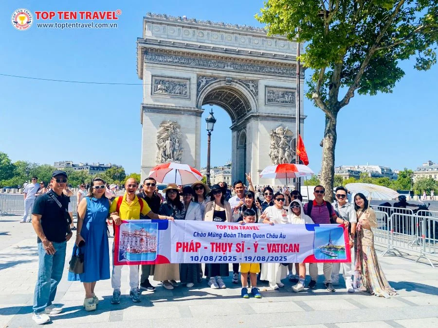 Tour Châu Âu Mùa Thu: Đức - Hà Lan - Bỉ - Pháp -Thụy Sĩ - Ý