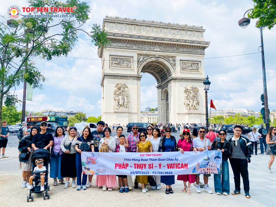 Tour Châu Âu Mùa Thu: Đức - Hà Lan - Bỉ - Pháp -Thụy Sĩ - Ý