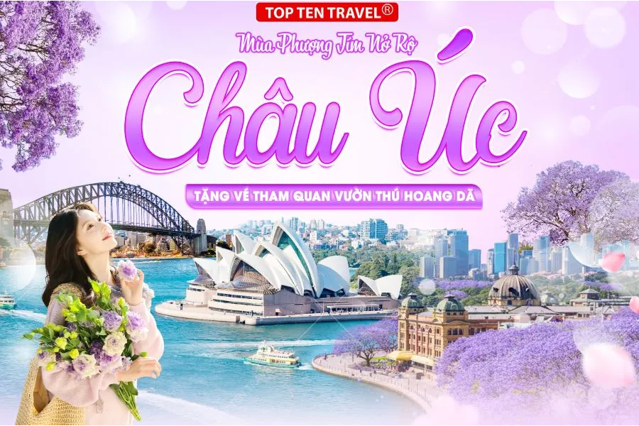 Tour du lịch Úc Mùa Xuân: Sydney - Melbourne| 6N6D