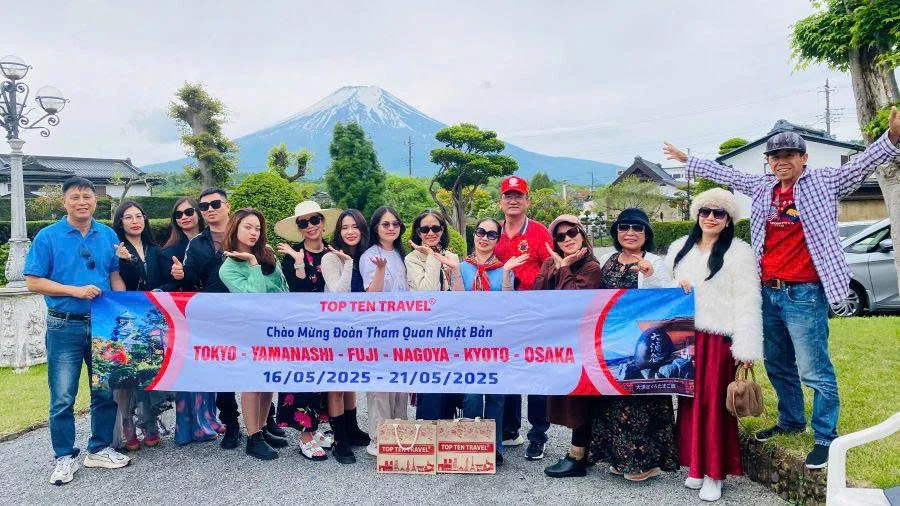 Tour Nhật Bản No Shop: Narita - Tokyo - Yamanashi - Nagoya - Osaka