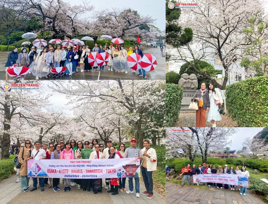 Tour Nhật Bản Mùa Xuân: Narita - Tokyo - Yamanashi - Kyoto - Osaka