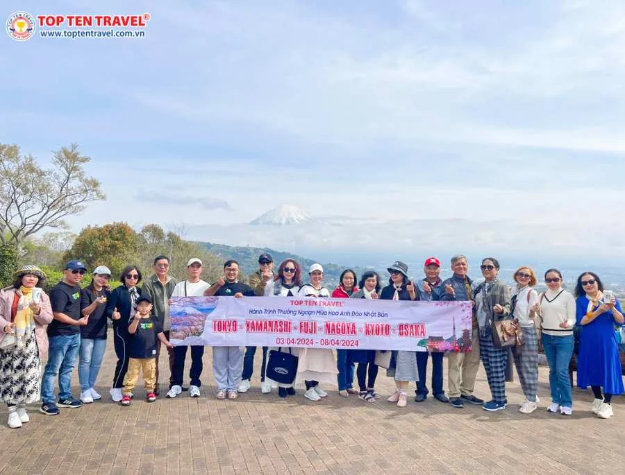 Tour Nhật Bản Mùa Xuân: Narita - Tokyo - Yamanashi - Kyoto - Osaka