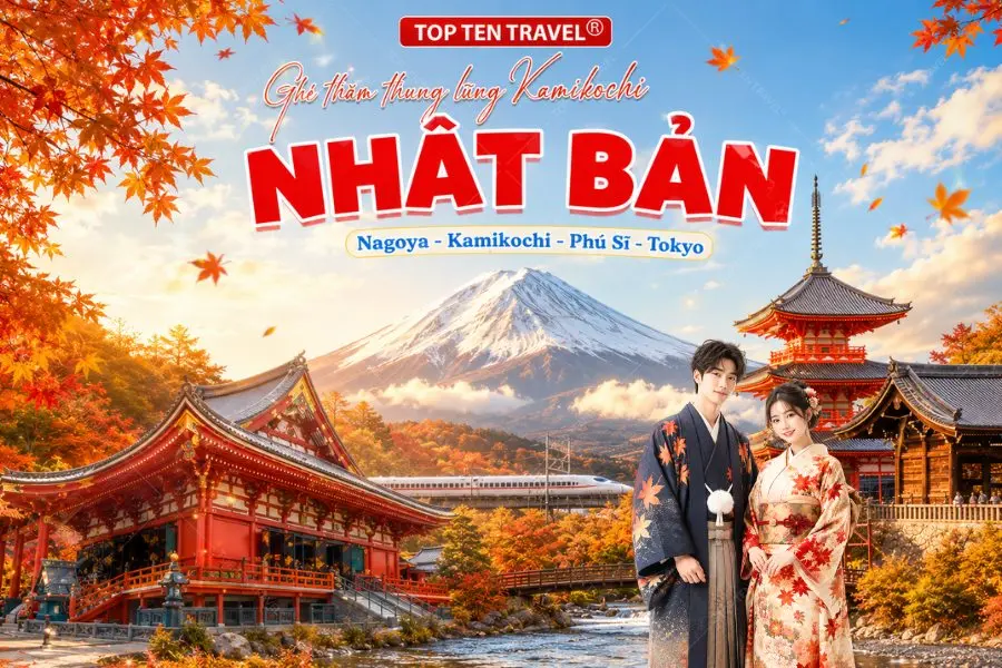 Tour Nhật Bản Mùa Thu Kamikochi | Nagoya - Phú Sĩ - Tokyo
