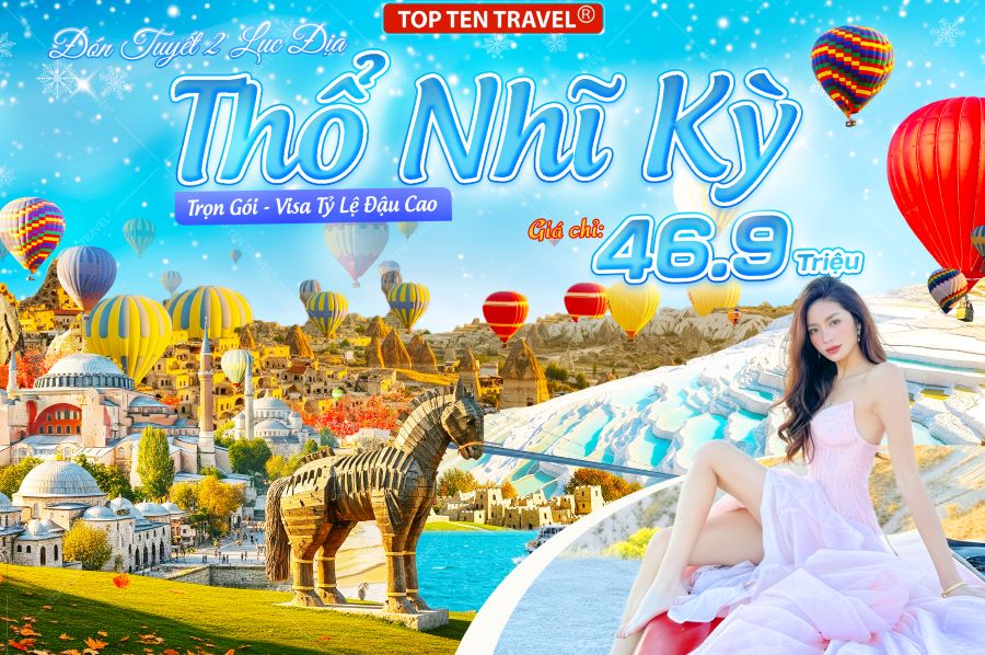 Tour du Lịch Thổ Nhĩ Kỳ giá tốt 2026