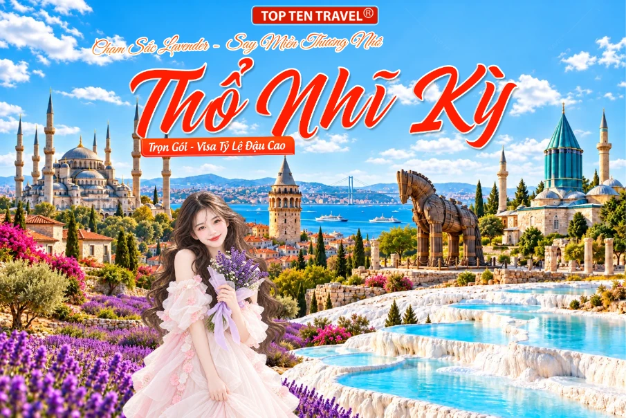 Tour du Lịch Thổ Nhĩ Kỳ Mùa Hoa Lavender 7N7D