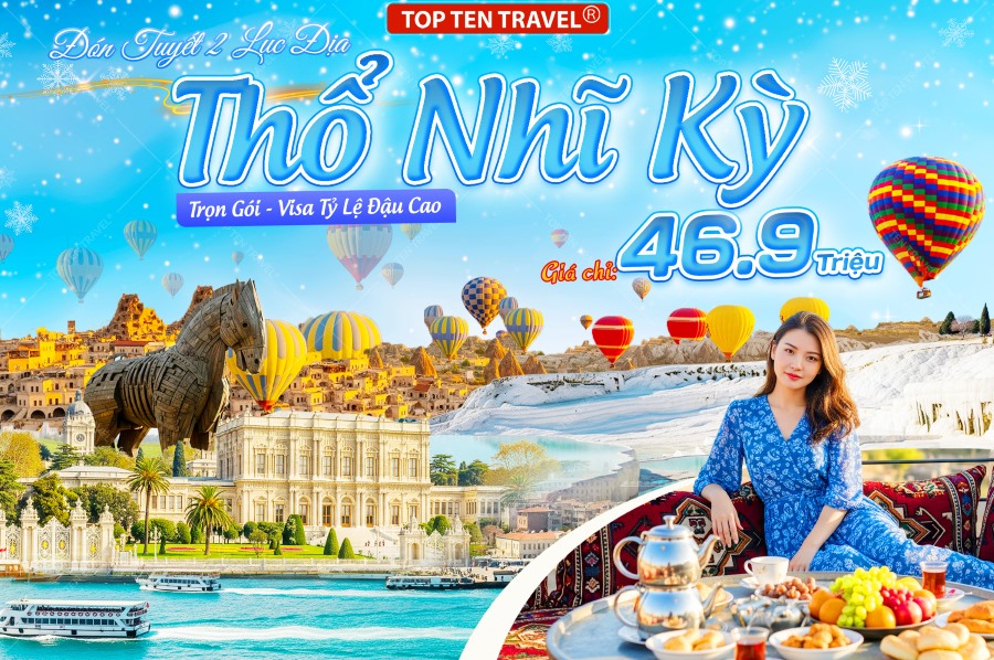Tour du Lịch Thổ Nhĩ Kỳ giá tốt 2026