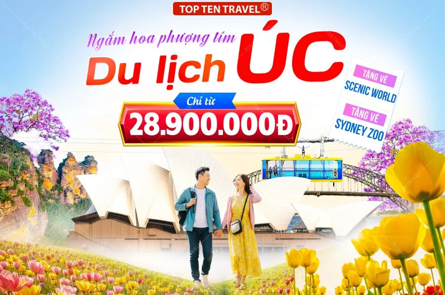 Du Lịch Úc: Quyến Rũ Mùa Phượng Tím: Mono Sydney | 5N4D