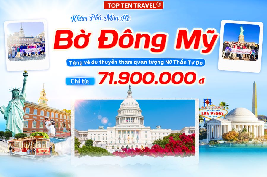 Du Lịch Mỹ – Bờ Đông Hoa Kỳ