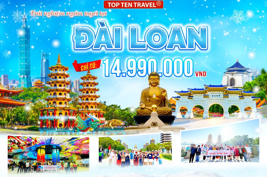 Du lịch Đài Loan: Đài Bắc - Đài Trung - Alishan