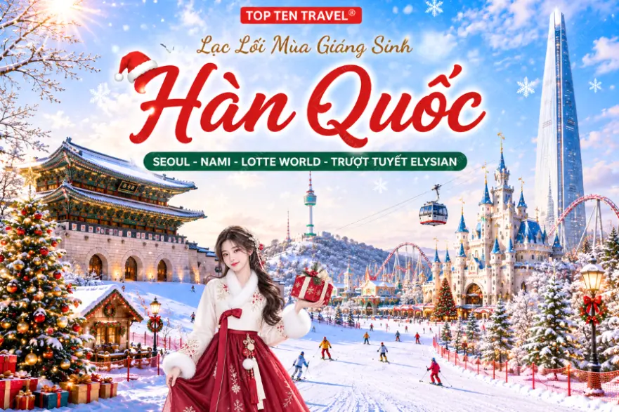 Tour Hàn Quốc đón Giáng Sinh | Seoul - Nami - Lotte World
