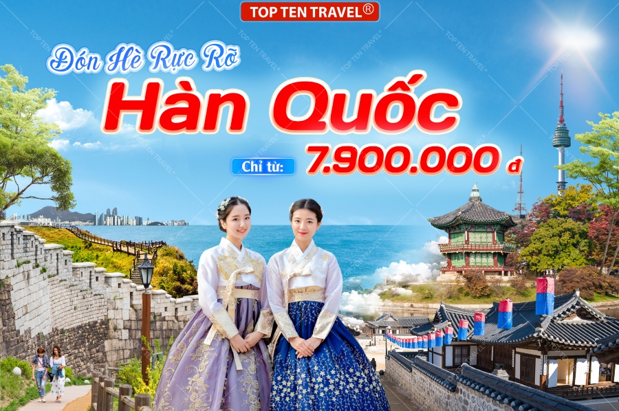 Tour Hàn Quốc Giá Tốt 2025: Seoul - Nami - Everland