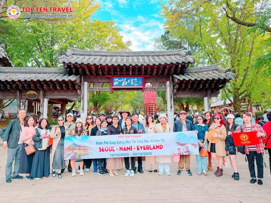 Tour Hàn Quốc Mùa Thu 2026 | Seoul - Nami - Everland 5N4D