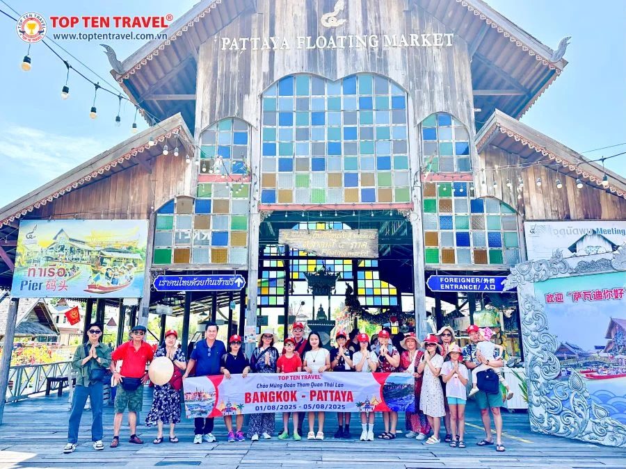 Tour Thái Lan Tết 2026: Bangkok - Pattaya (Bay VNA)