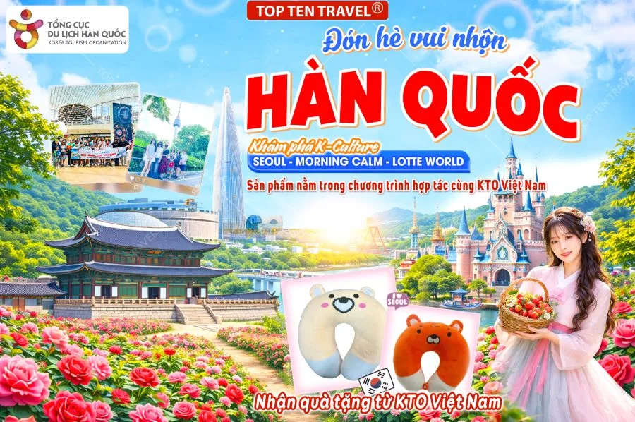 Tour Hàn Quốc Bay VNA: Seoul - Morning Calm - Lotte World 5N4D
