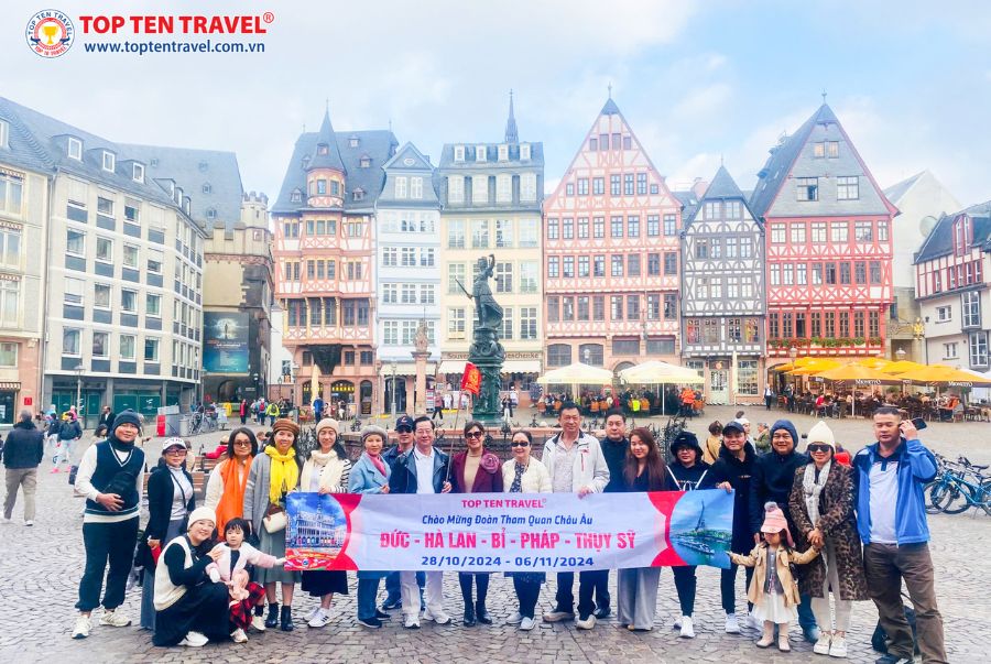 Tour Châu Âu Tết 2026: Đức - Lux - Pháp - Bỉ - Hà Lan - Đan Mạch