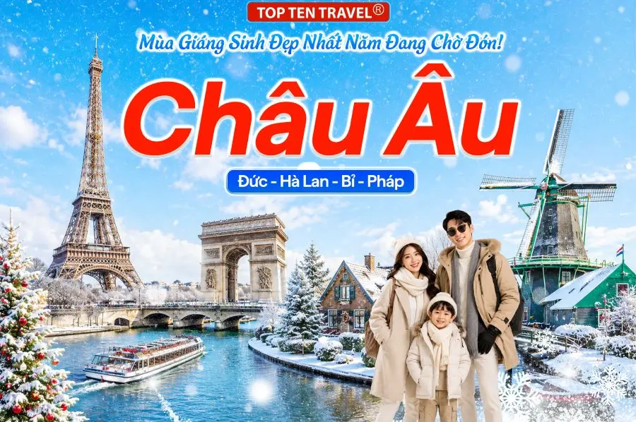 Du Lịch Châu Âu Mùa Đông: Đức - Hà Lan - Bỉ - Pháp 8N8D