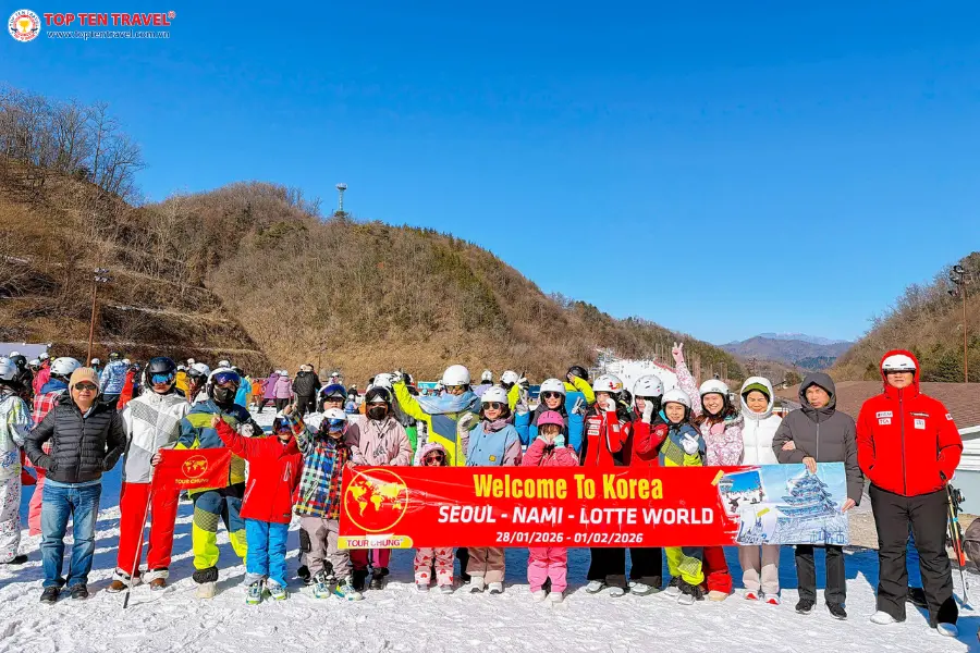 Tour Hàn quốc Mùa Đông 2026: Seoul - Nami - Everland 4N4D