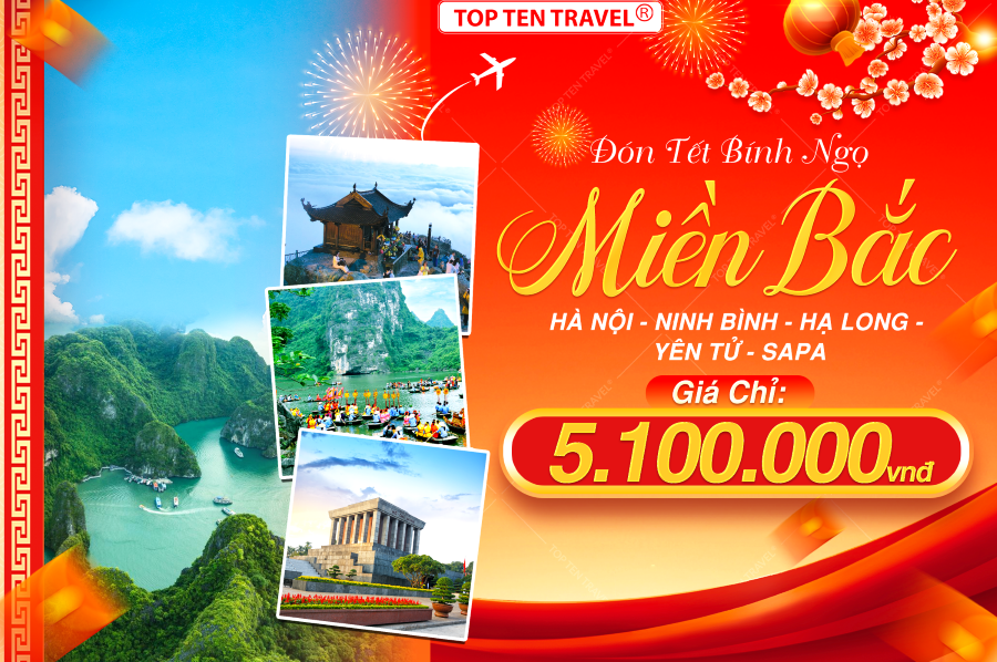 Tour Miền Bắc: Hà Nội - Ninh Bình - Hạ Long - Yên Tử - Sapa | 5N4D