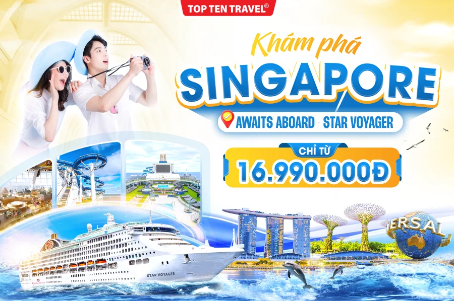 Tour Du Lịch Khám Phá Singapore: Du thuyền Star Voyager