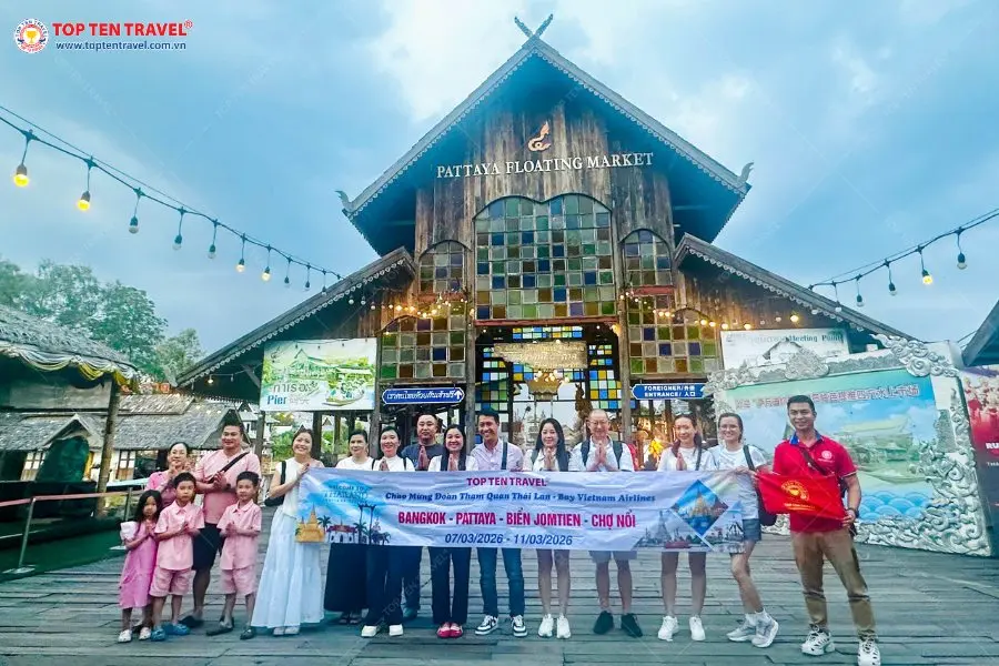 Tour Thái Lan: Bangkok - Pattaya - Suanthai - Muang Boran - Wat Arun | 5N4D