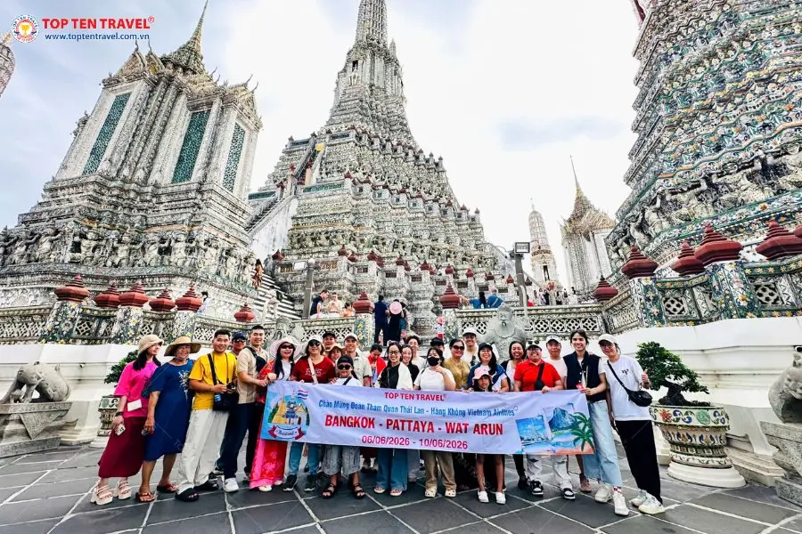 Tour Thái Lan: Bangkok - Pattaya - Suanthai - Muang Boran - Wat Arun | 5N4D