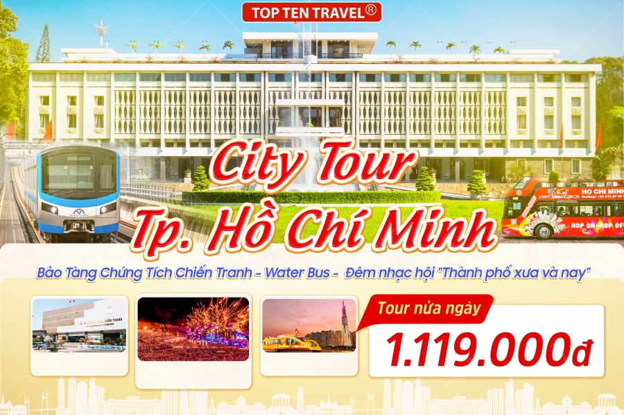Tour Water Bus - City Tour Hồ Chí Minh
