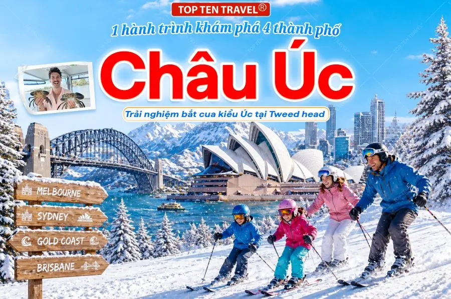 Tour du lịch Úc mùa đông: Melbourne – Sydney