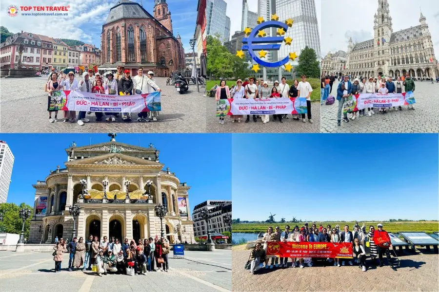 Tour châu Âu Tết 2027: Pháp - Luxembourg - Bỉ - Hà Lan - Đức 9N9D