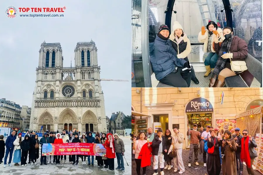 Tour châu Âu Tết 2027: Pháp - Luxembourg - Bỉ - Hà Lan - Đức 9N9D