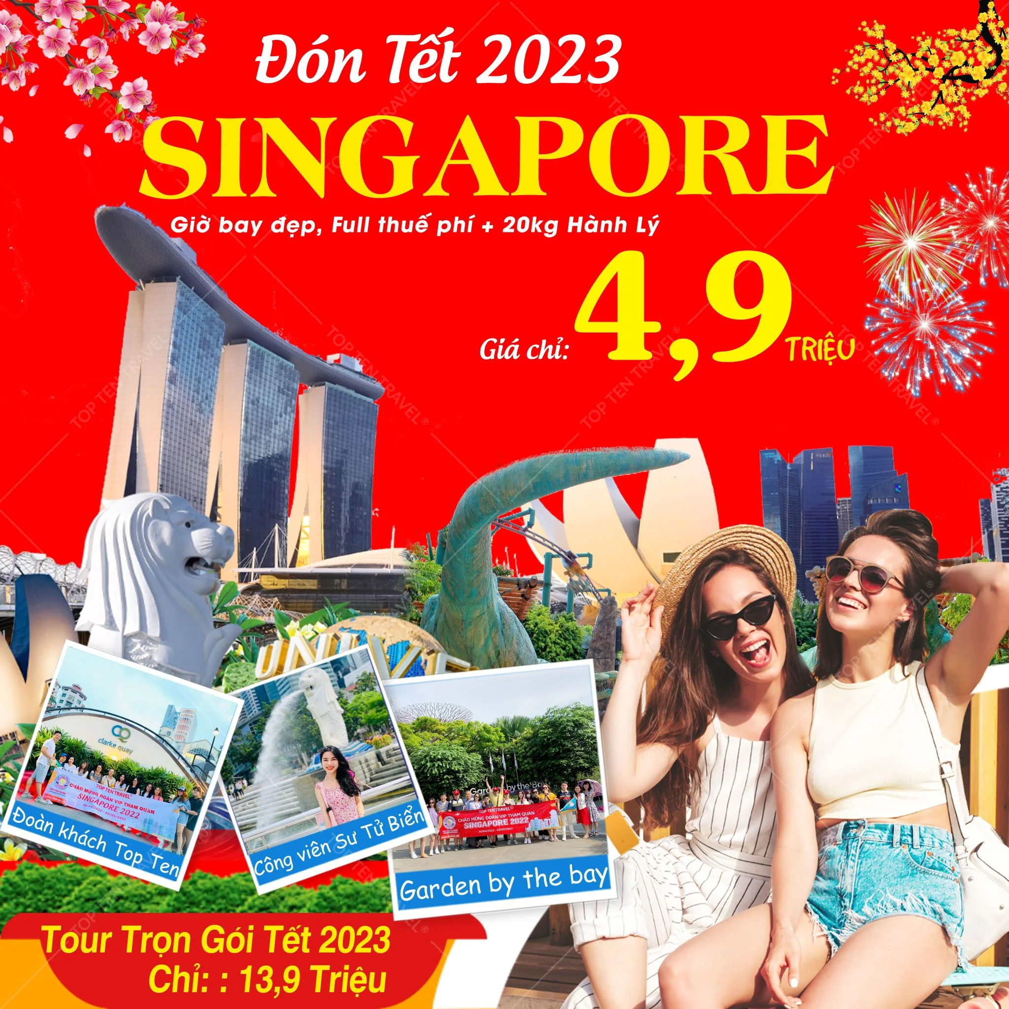 Tour Tết 2023: Mono Singapore 2023 | 4N3D