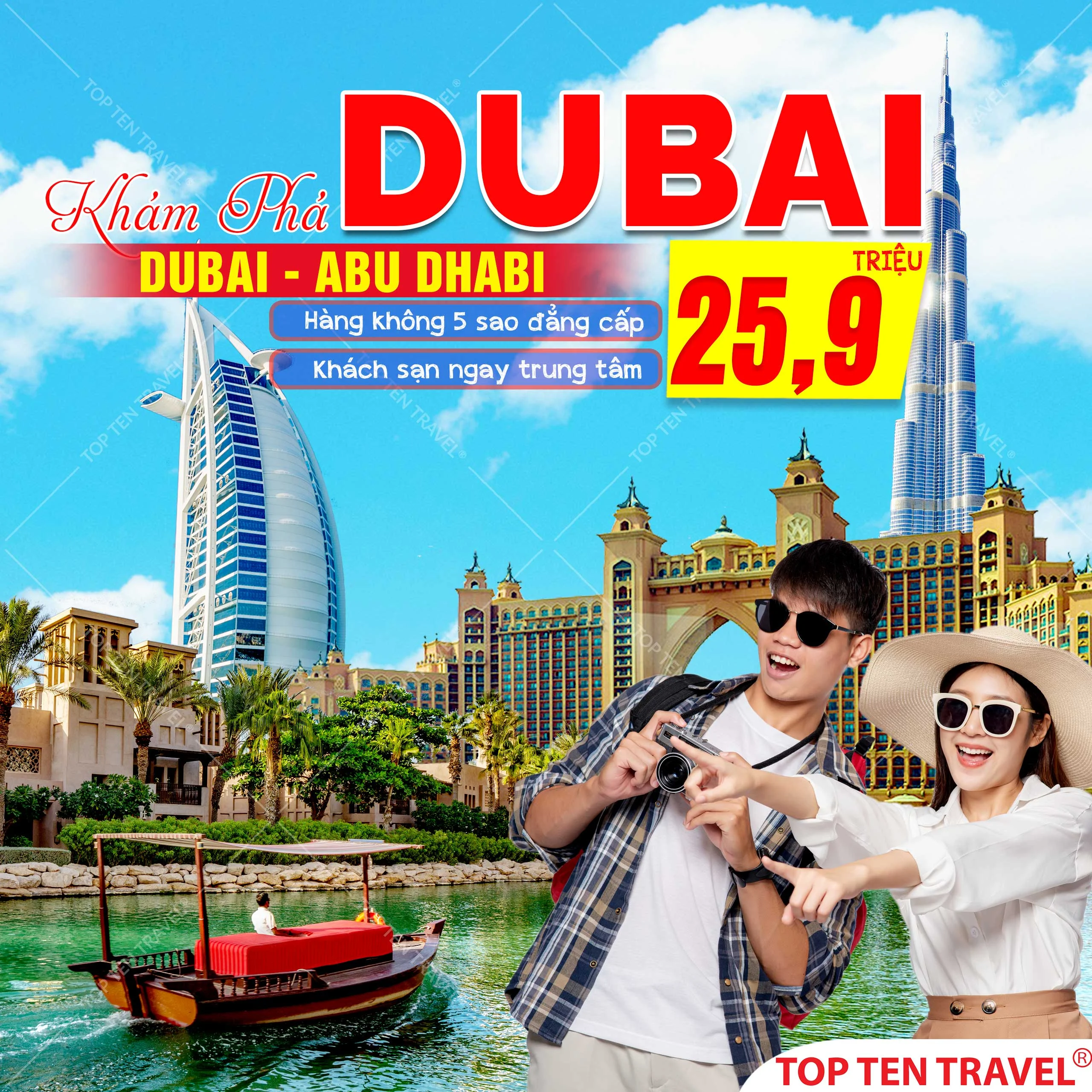 Tour du lịch Dubai- Abu Dhabi (5 ngày | 4 đêm);04/28/2024