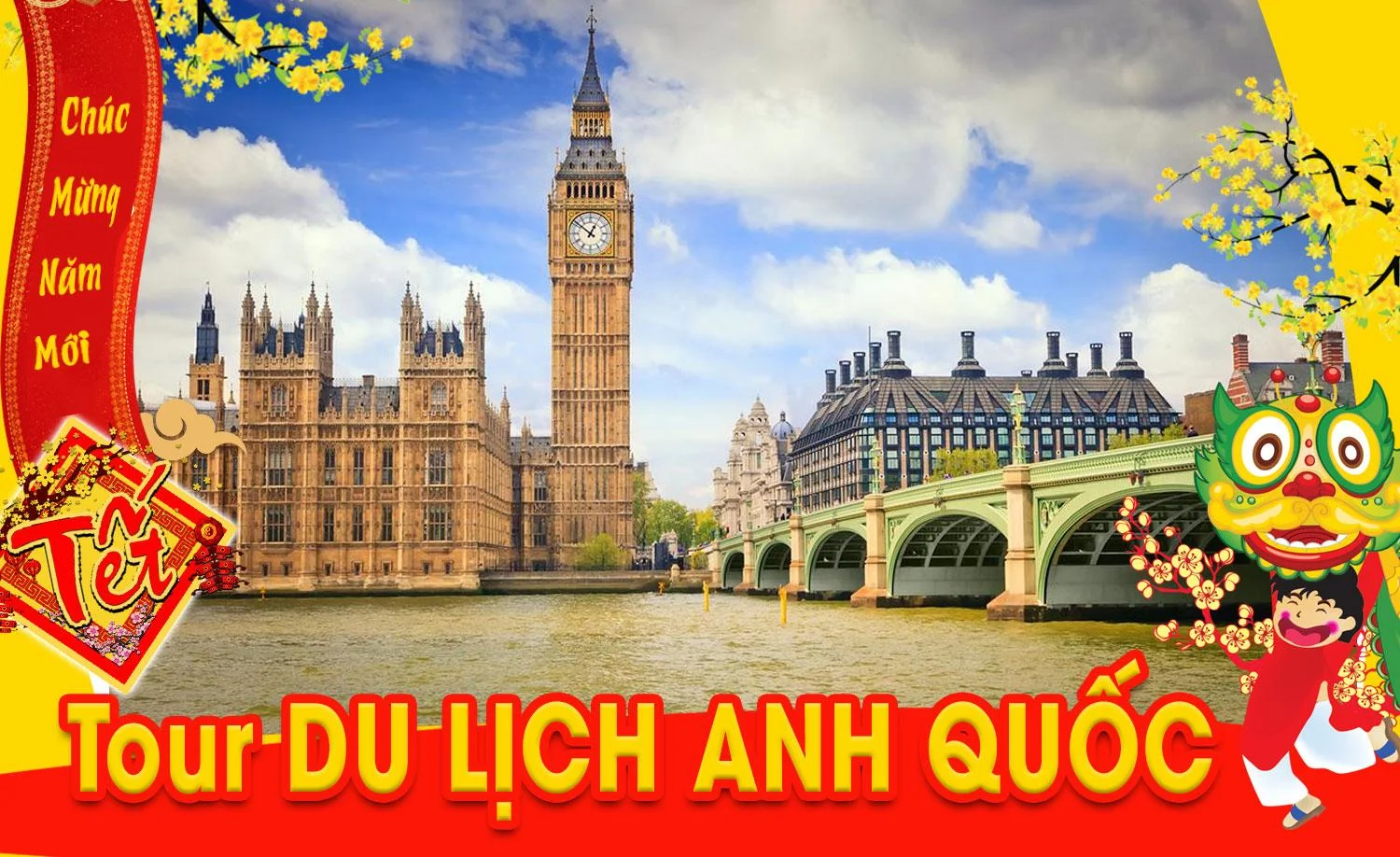 Tour du lịch Anh Quốc Tết 2025: London - Manchester - Scotland - Oxford