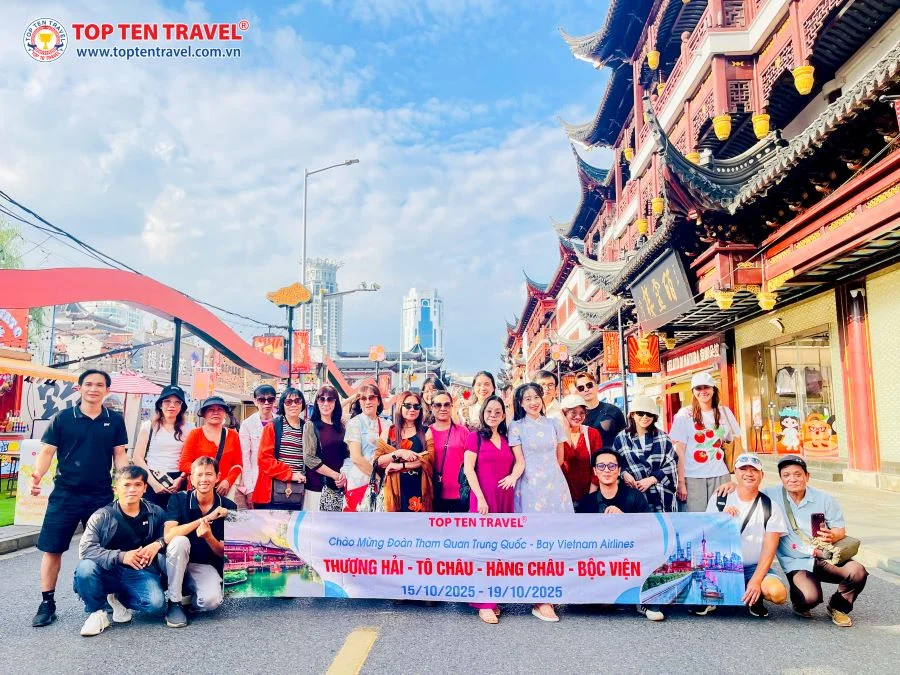 Tour Trung Quốc Khám Phá Thượng Hải: Ô Trấn - Disneyland