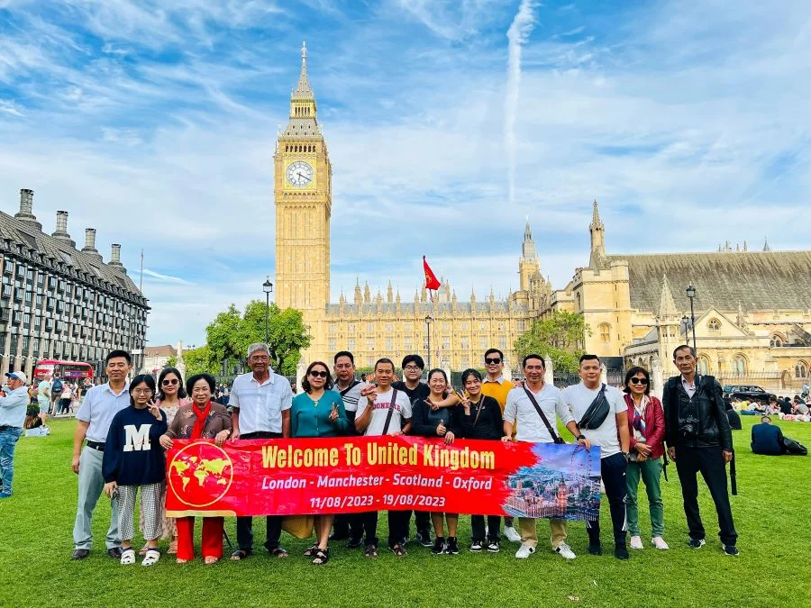 Tour du lịch Anh Quốc Tết 2025: London - Manchester - Scotland - Oxford