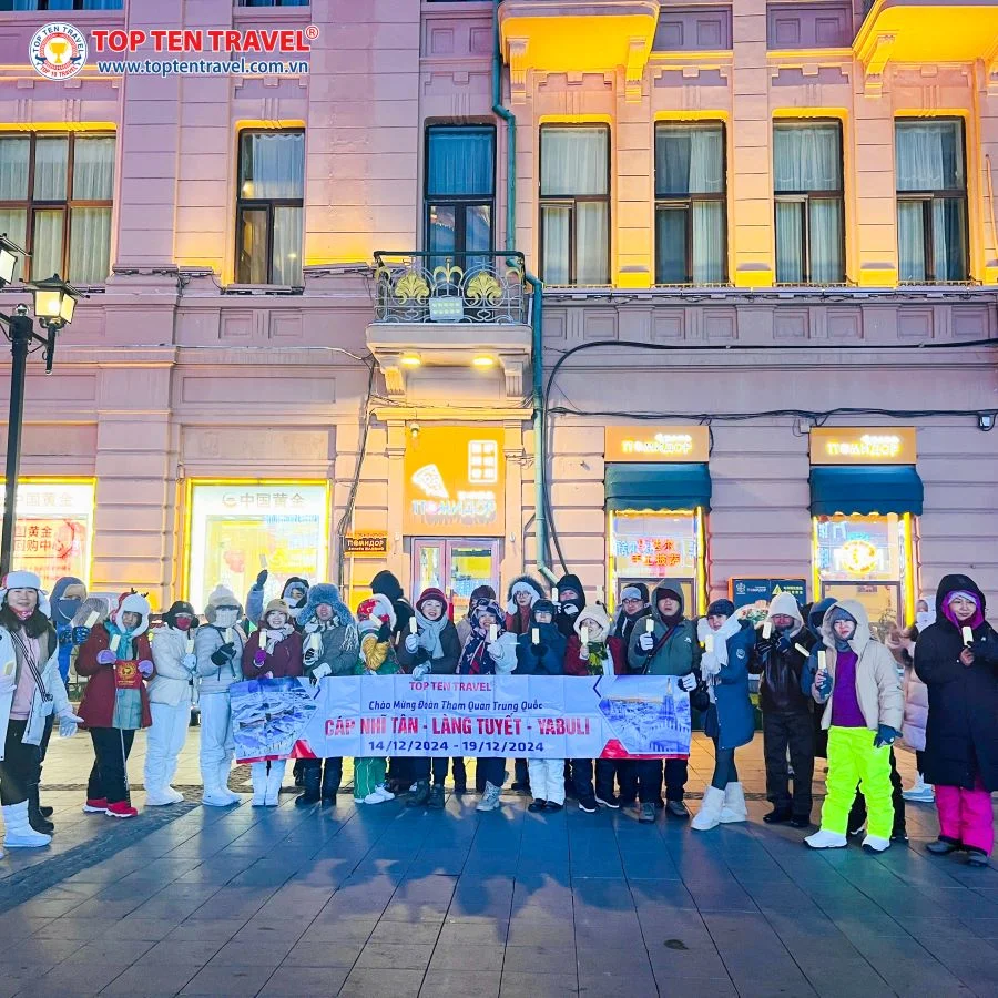 Tour Cáp Nhĩ Tân Trung Quốc
