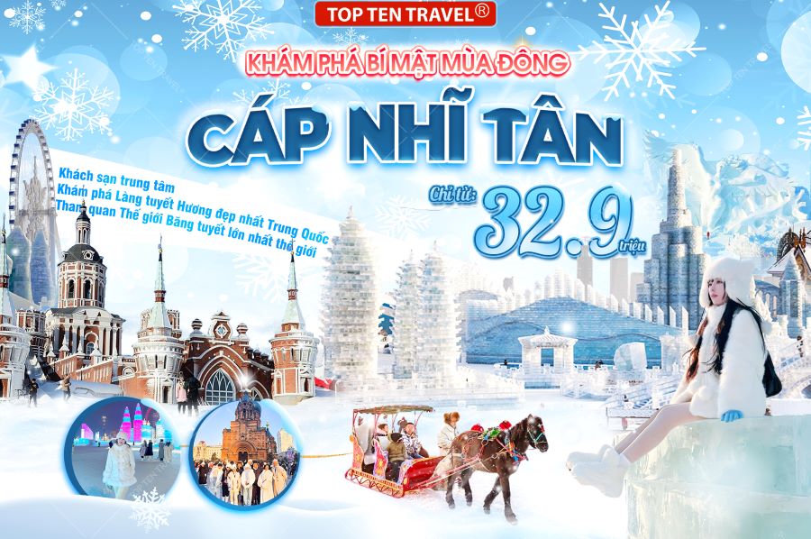 Tour Cáp Nhĩ Tân Trung Quốc 2025