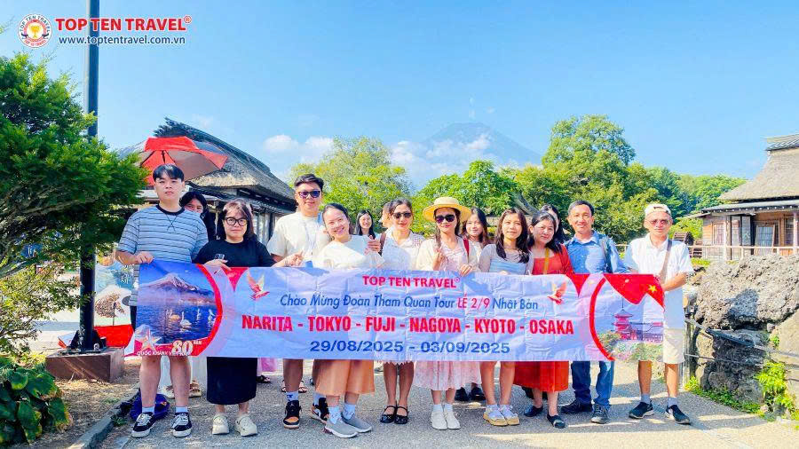 Tour Nhật Bản Tết 2026 : Narita - Tokyo - Kyoto - Osaka