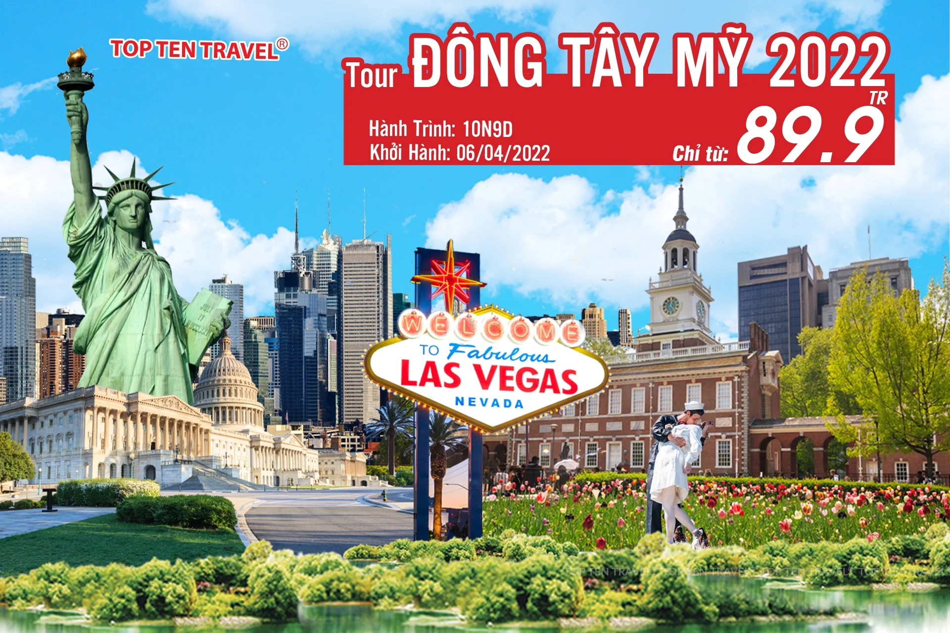 Tour Du Lịch Mỹ Bờ Tây Tết 2025