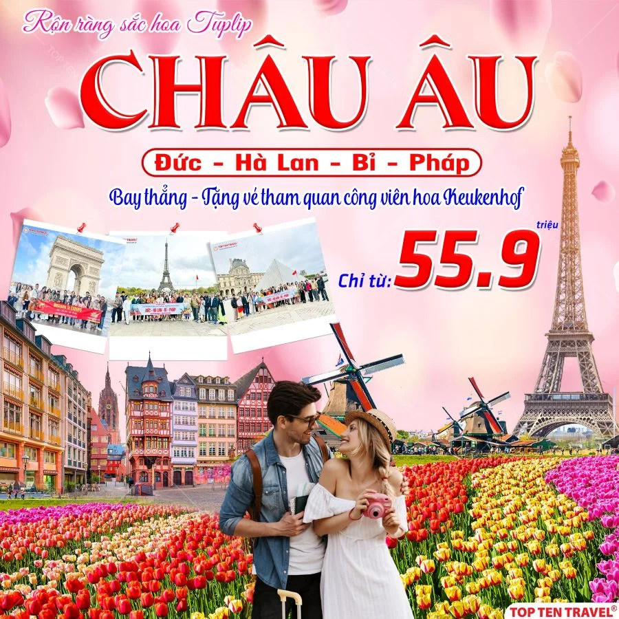 Tour du lịch châu Âu: Đức - Hà Lan - Bỉ - Pháp 9N8D;03/23/2025 - ảnh 2