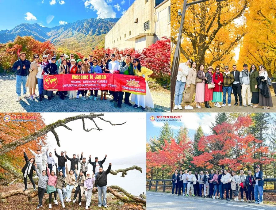 Tour Nhật Bản Mùa Thu: Nagoya - Kamikochi - Yamanashi - Phú Sĩ - Tokyo
