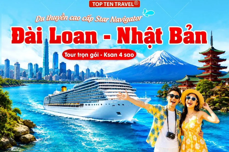 Tour Du Thuyền Star Navigator Đài Loan - Nhật Bản