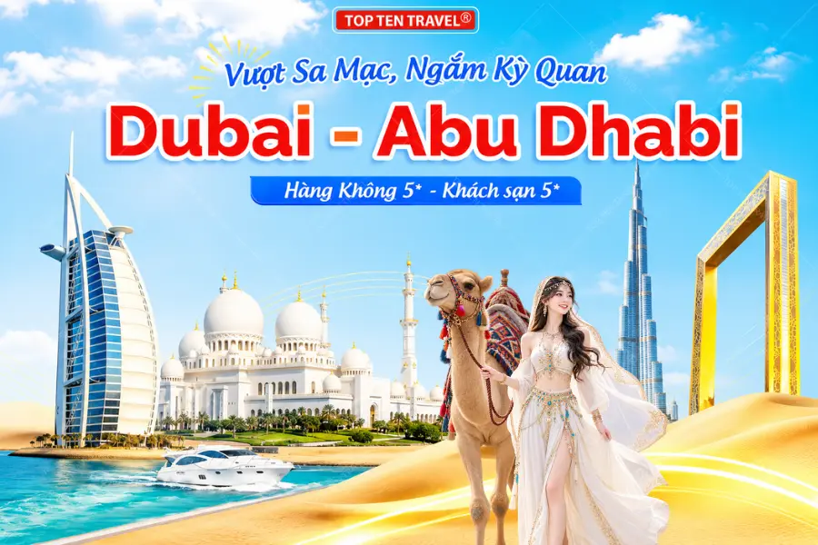 Tour du lịch Dubai - Abu Dhabi 5N4D