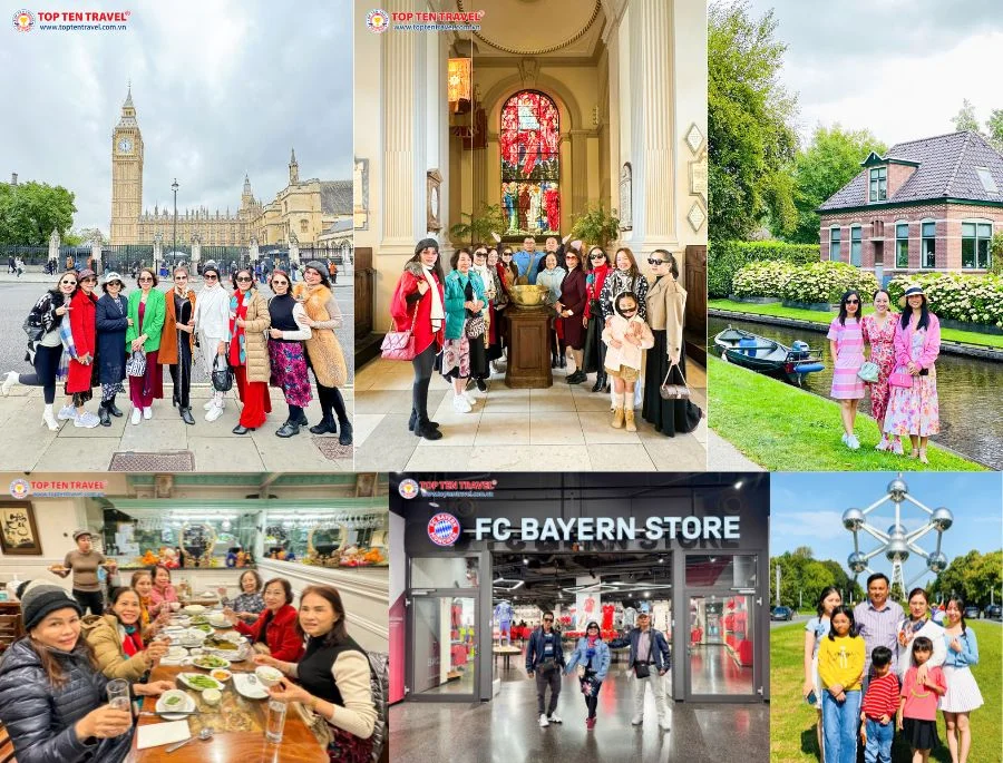 Tour du lịch châu Âu: Đức - Hà Lan - Bỉ - Pháp 9N8D