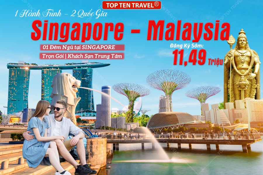 Tour du lịch Singapore - Malaysia | 5N4D