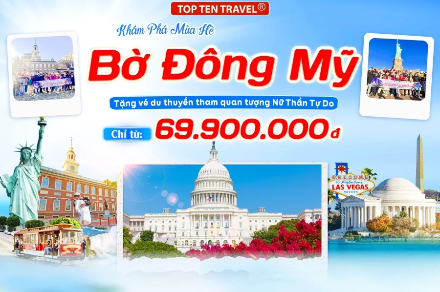 Du Lịch Mỹ – Bờ Đông Hoa Kỳ